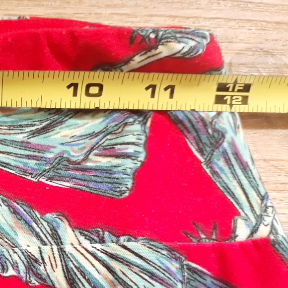 LuLaRoe Red Statue of Liberty of July 4th Printed Leggings - One Size (2-10) - Picture 6 of 9